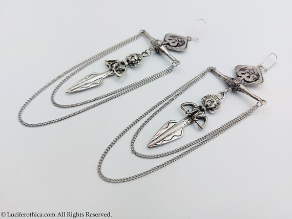 Lord Shiva Balance Earrings Meditation Trishula Hindu Chakra
