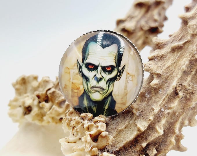 Gothic Vampire Frankenstein Pin