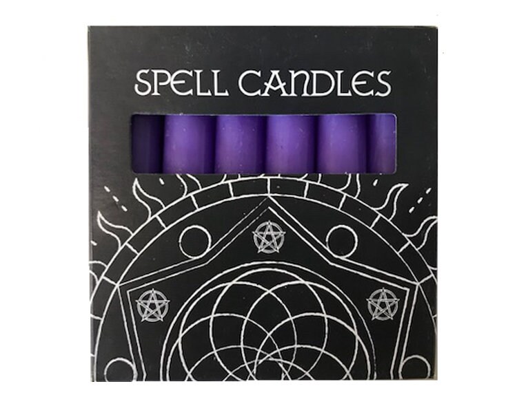Spell Candles (Black/Purple)