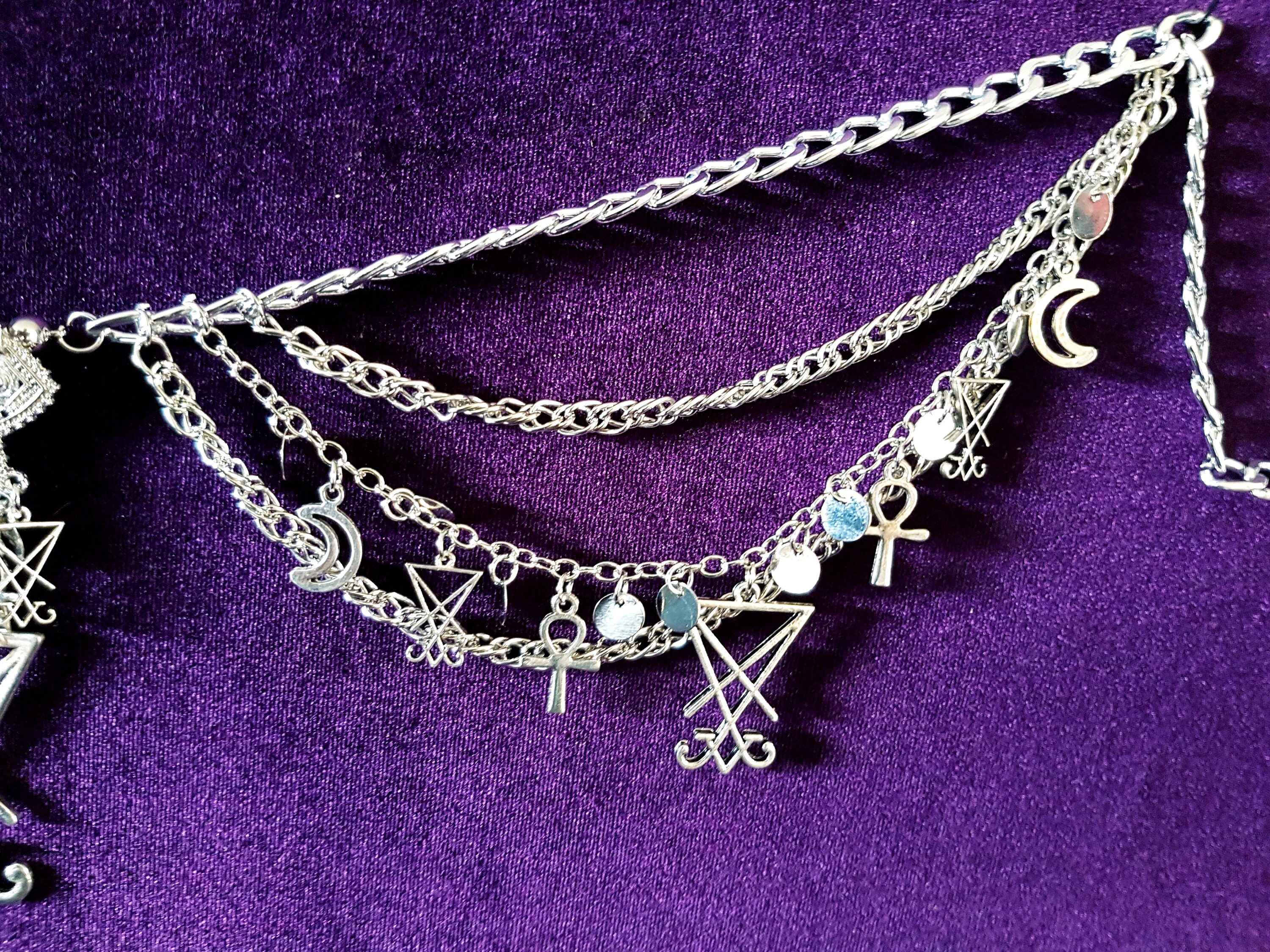 Luciferian Hip Chain Belt