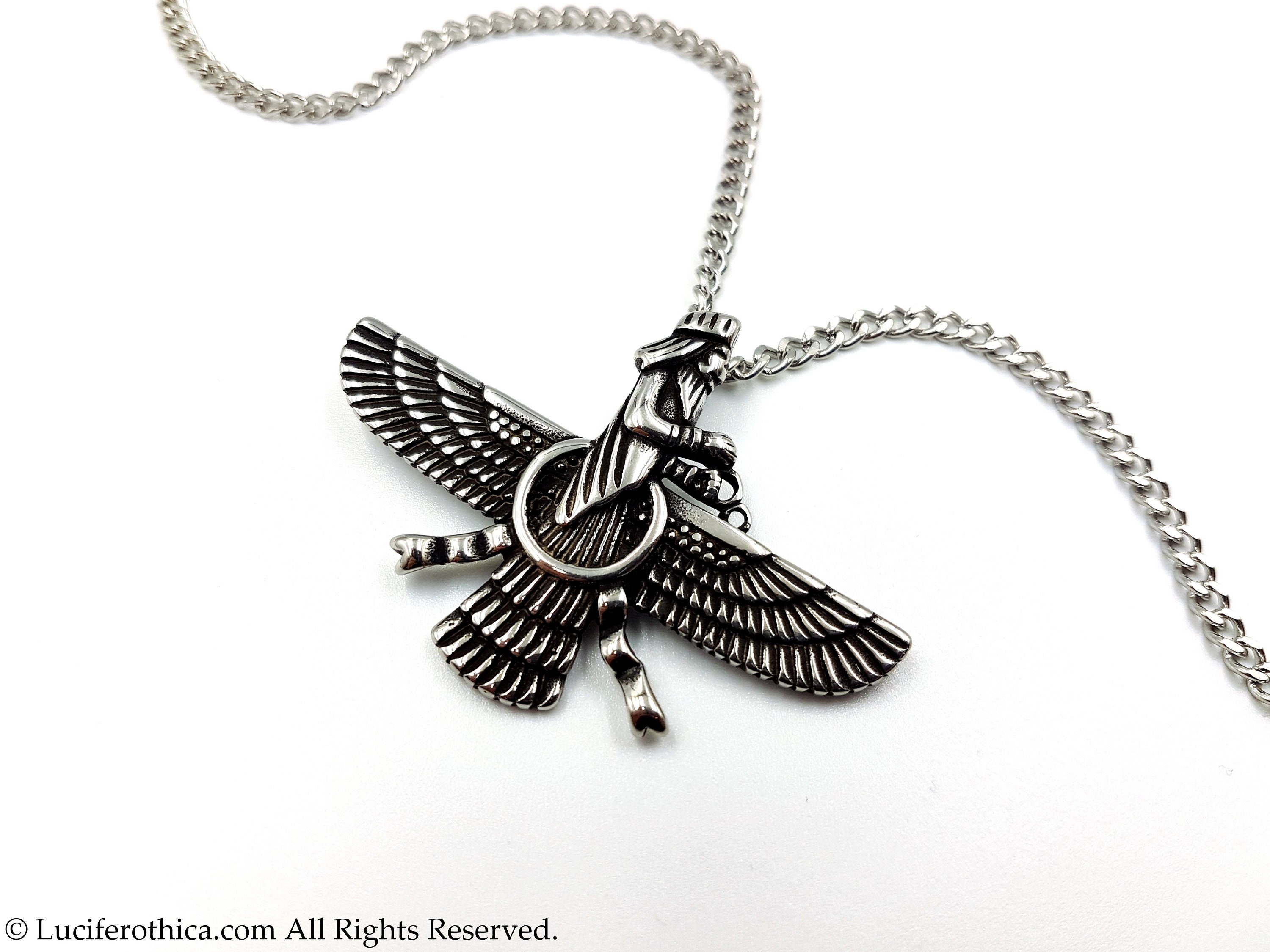 Zoroastrian Pendant (Stainless Steel)