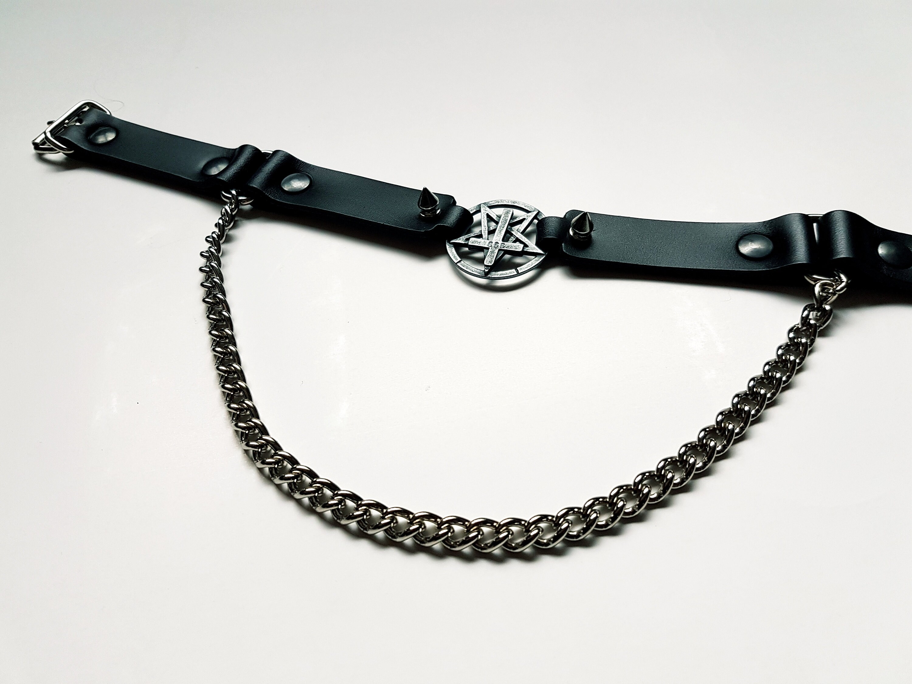 boot straps leather