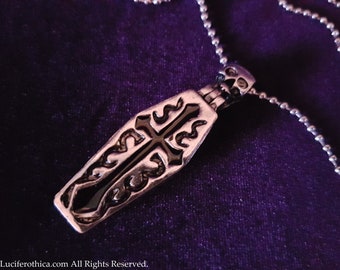 Skeleton Coffin Pendant (Opens Up)