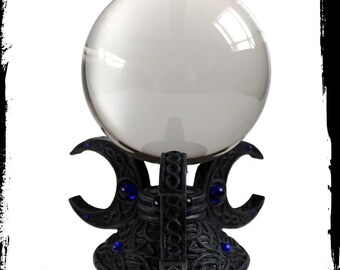 Triple Moon Crystal Ball Holder