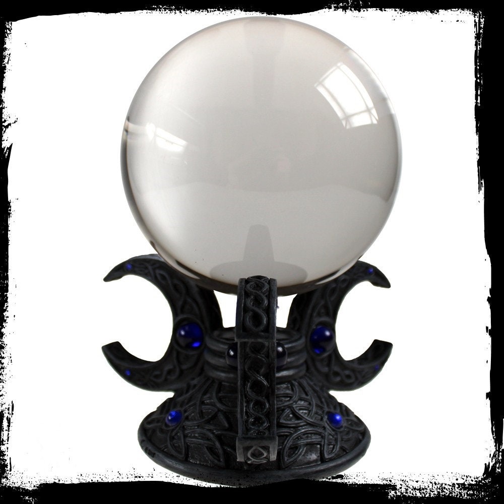 Triple Moon Crystal Ball Holder