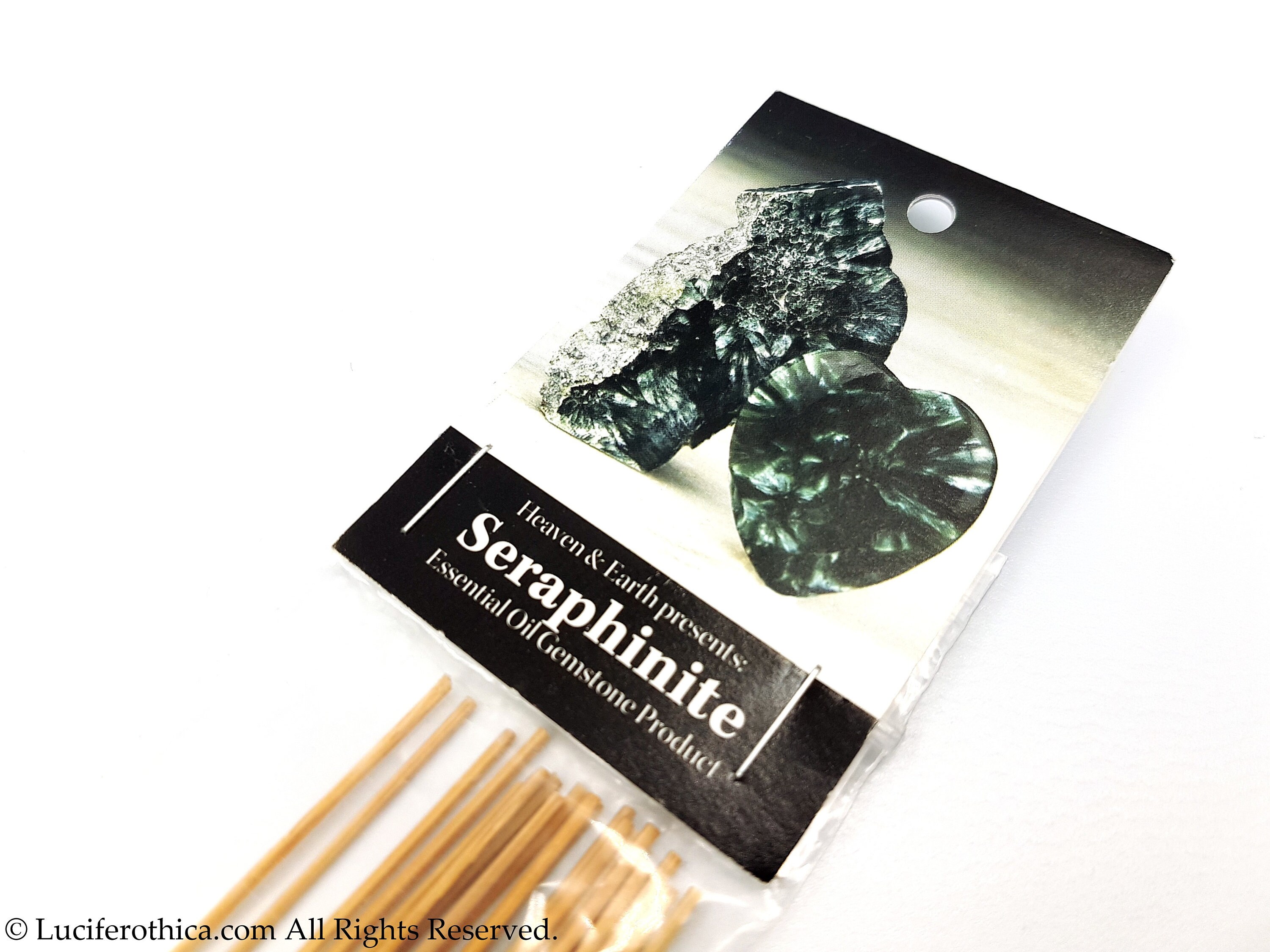 Crystal Gemstone infused Incense Sticks ( Azeztulite or Seraphinite