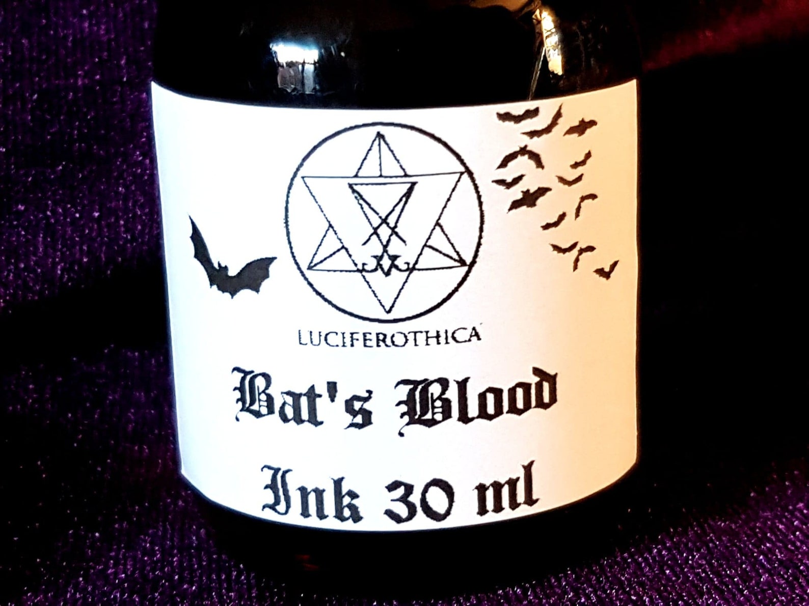 Dragon's Blood & Bat's Blood Ink Writing Feather Etsy