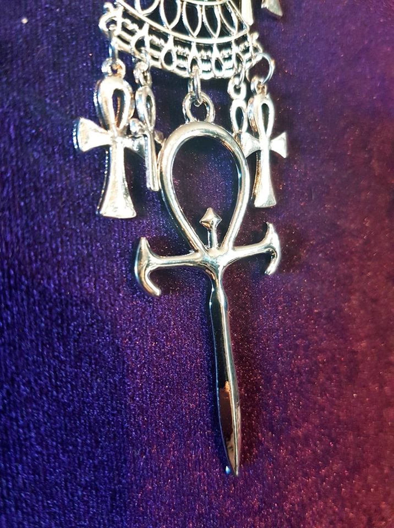 Vampire Ankh Double Neckpiece Limited Edition Occult Etsy