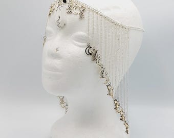 Luciferian Crystal Chain Tiara