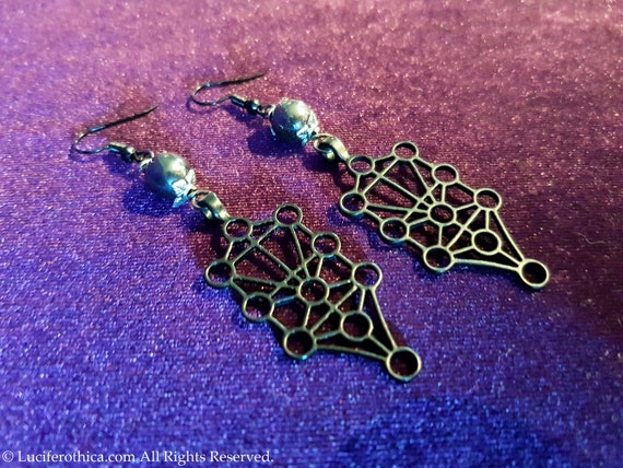 Tree of Life - Hematite Earrings Tree of Life - Hematite Earrings