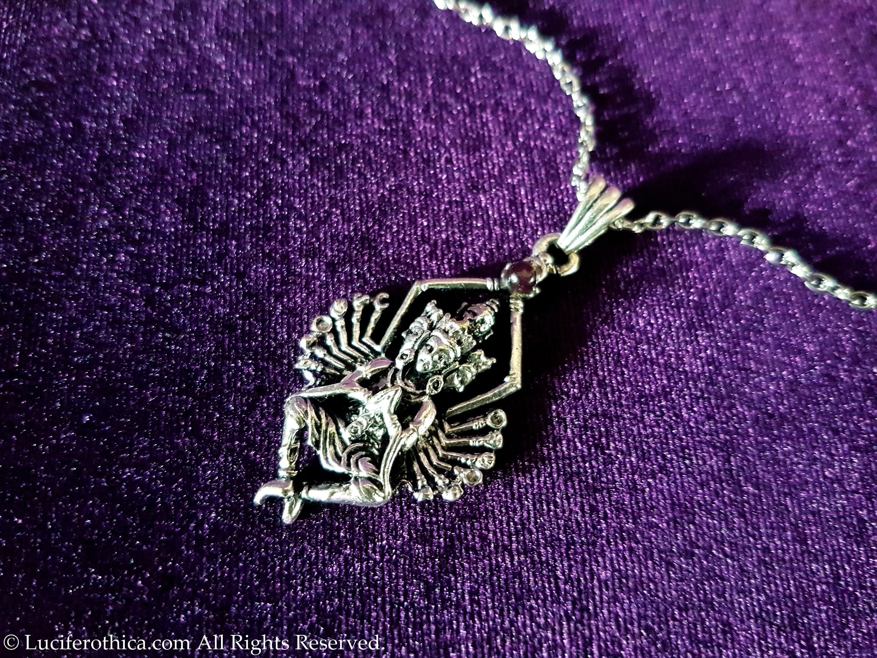 Kali Pendant with Gemstone