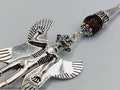 Pazuzu Rear View Mirror Charm (Car Accessory) occult demonic flying demon protection amulet shield demonolatry gift spell spiritual defense