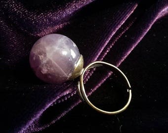 Sphere Gemstone Rings (Several gemstones available)