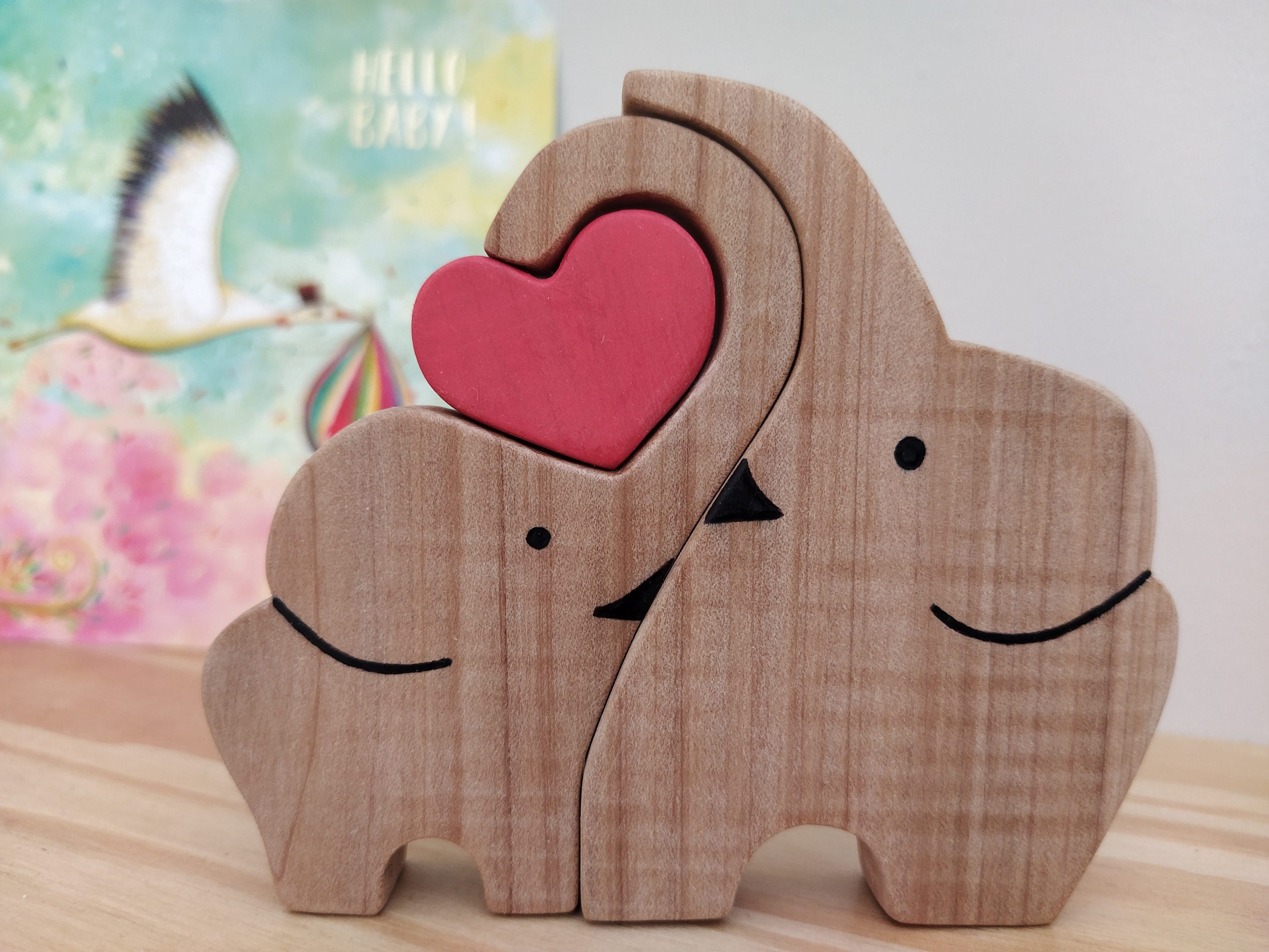 Déco Bois/Cadeau Naissance Mariage