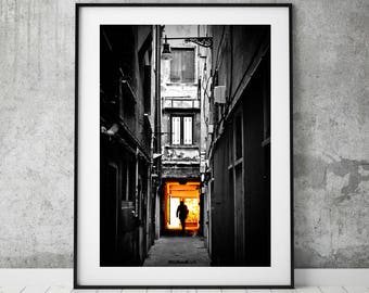 Venice Street Photography Print Photo