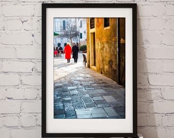 Venice Street Photography Print Photo