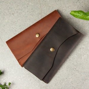 Leather wallet clutch,Personalized leather clutch,Wallet for woman,Leather women's wallets,Ladies wallet purse,Wallet for her