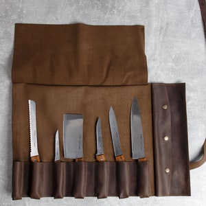 Leder messer rolle, Werkzeug rolle, messer rolle, koch messer rolle, personalisieren messer tasche, koch messer tasche, messer küche koch geschenk nach wunsch