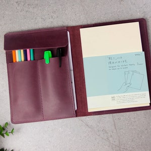 Midori travelers notebook,Midori a5 cover,Midori notebook cover,Leather journal a5,Notebook cover leather,Midori md notebook,