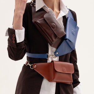 Leder Gürteltasche Damen,Mini Gürteltasche,Initial Gürteltasche,Fanny Pack Gürteltasche für Frauen,Kleine Gürteltasche,Leder Gürteltasche Frauen