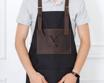 Barber aprons for men,Hairdresser apron personalized,Apron with logo,Barista apron,Personalized apron for men,Canvas apron custom