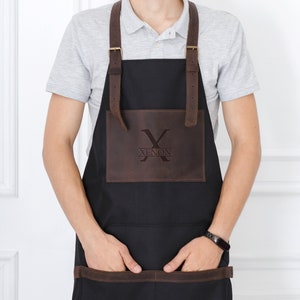 Barber aprons for men,Hairdresser apron personalized,Apron with logo,Barista apron,Personalized apron for men,Canvas apron custom