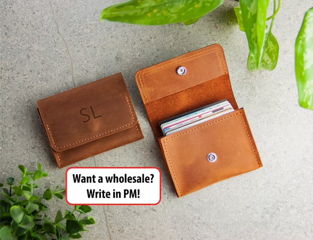 Handmade Custom Wholesale Genuine Leather Wallet Men Long Wallet Money  Purse Card Holders B-200