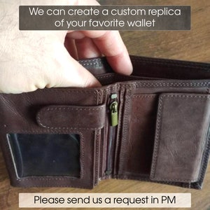 Custom wallet women, Custom personalized handmade wallet, Made to order leather wallet, Custom wallet from scratch, Custom handmade wallet image 2