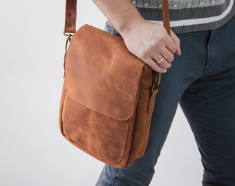 Men's Small Messenger Bag Waterproof Shoulder Bag Casual Crossbody Bag  Sling Bag For Work School - Temu