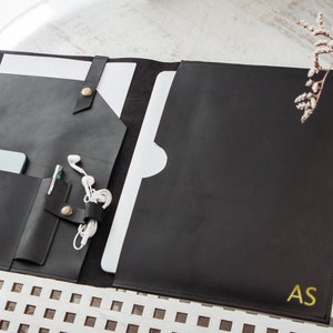 Cartera de cuero para portátil, Cartera de cuero para Macbook, Funda para Macbook pro 13 2020, Funda para Macbook air 13 2021, Cartera de cuero para hombre personalizada