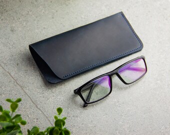 Leder Brillenhülle,Etui für Brillen,Etui für Brillen,Lesebrillen,Etui aus Leder,Sonnenbrillenhalter aus Leder,Etui für Brillen