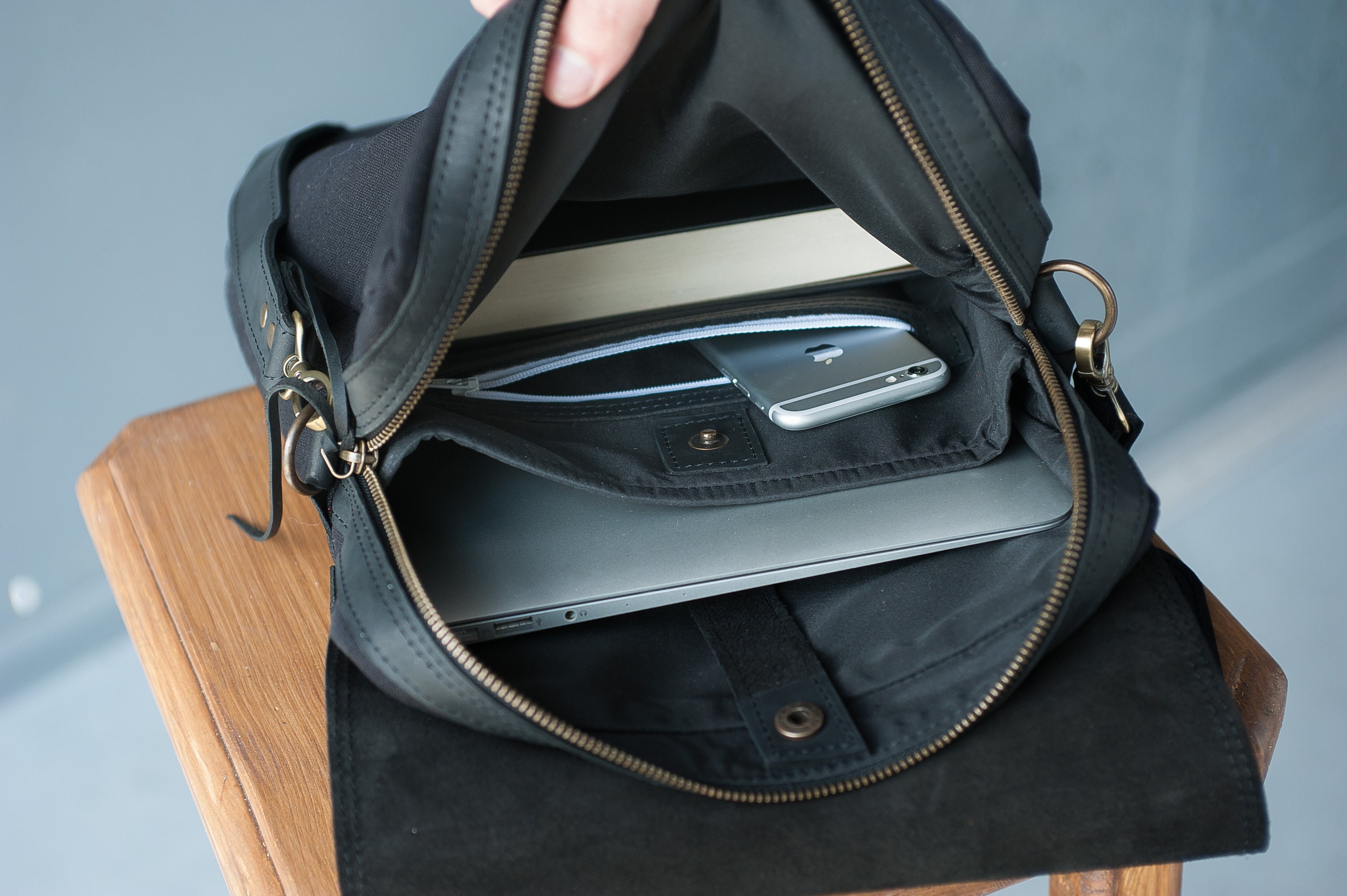 17 Inch Laptop Bag,waxed Canvas Bags,canvas Messenger Bag,15 Inch ...