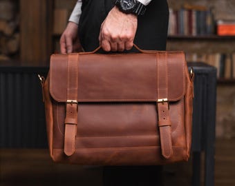 Bolso grande de piel,Bolso de piel para portátil,Bolso bandolera marrón,Bolso de hombro para hombre,Bolso para portátil de 15 pulgadas,Bolso para portátil de 13 pulgadas,Bolso mensajero para hombre,Bolso para portátil para hombre