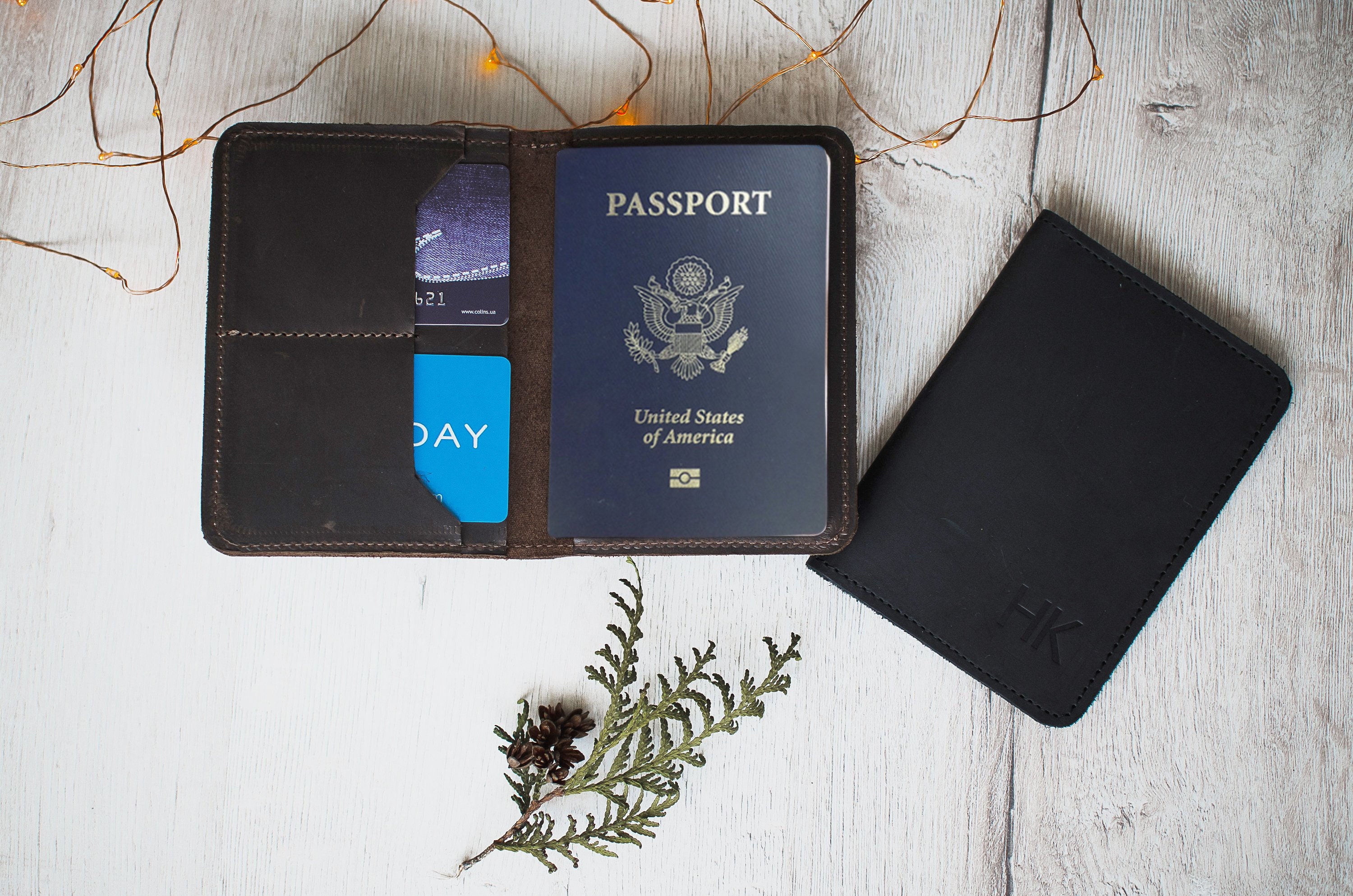  DV Passport Holder Cover Travelling Passport Case, Premium Passport  Holder Travel Wallet, Custom Passport Holder and Travel Wallet, Passport  Cover Set, Bag Tag