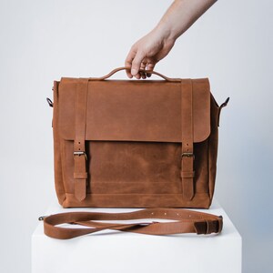 Messenger Bag Briefcase,computer Bag,leather College Bag,genuine ...