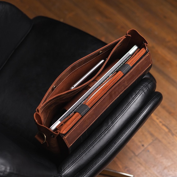 bagasin Borsa a Tracolla per PC, Borsa Messenger per Porta Laptop 13 13,3 Pollici, Custodia per