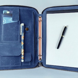 Cartera de piel personalizada,Cartera de piel hombre,Cartera de piel con cremallera,Organizador de piel hombre,Carpeta documentos personalizada