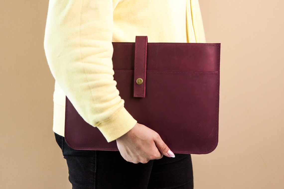 Black Friday Salelaptop Baglaptop Leather Bagmacbook Air 11 Etsy