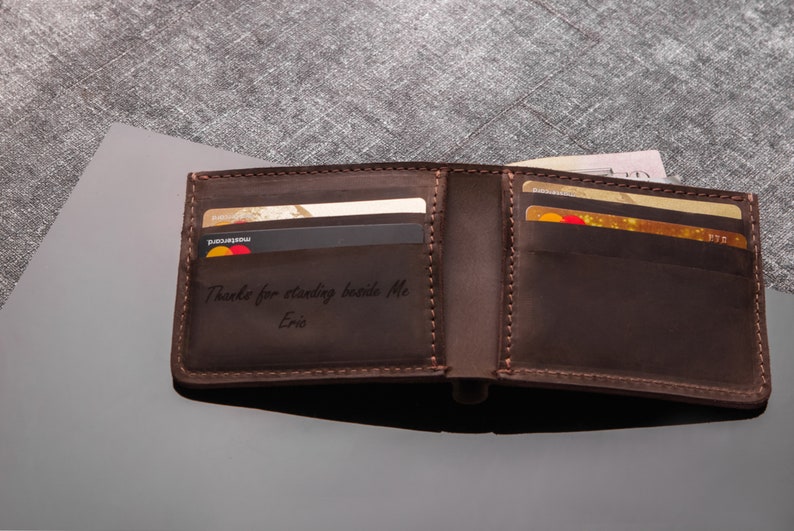 Wallet men personalized Bifold wallets for men Wallet men Etsy