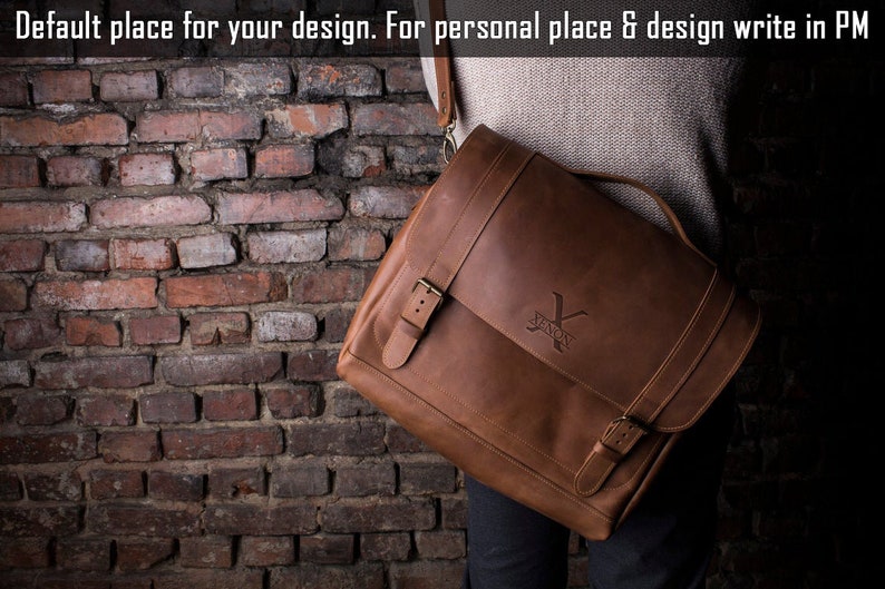 Laptop bag men,Leather anniversary gift for him,Leather satchel men,Personalized leather bag for man image 7