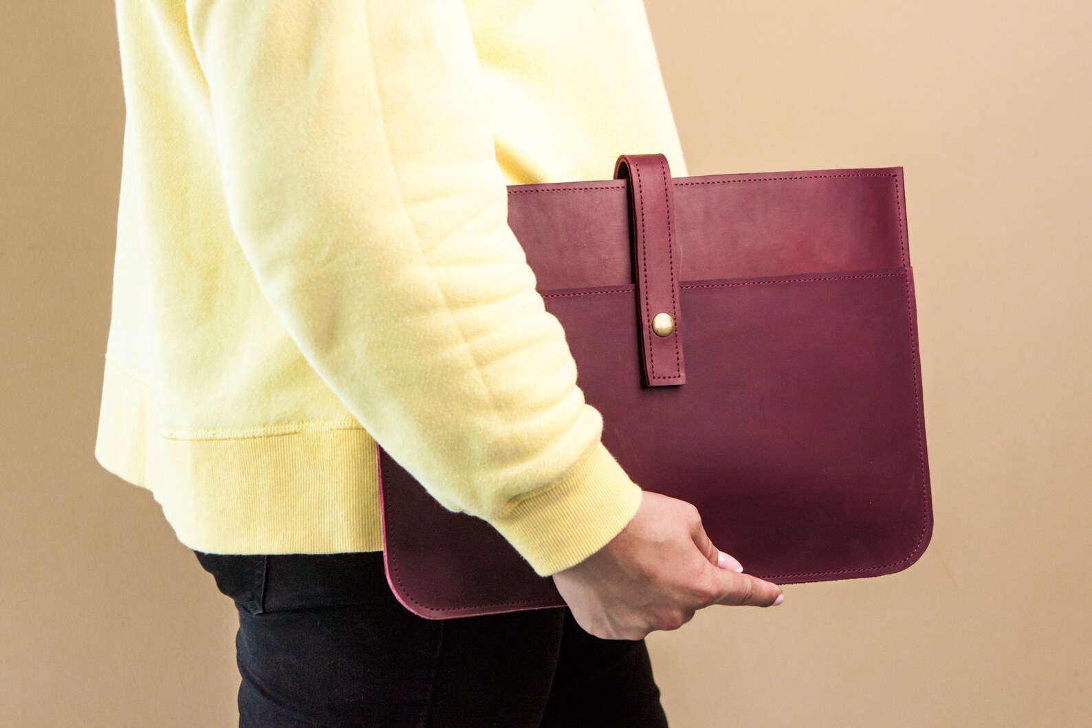 Black Friday Salelaptop Baglaptop Leather Bagmacbook Air 11 Etsy