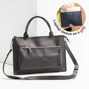 Laptoptasche Damen,Leder Laptoptasche,Laptoptasche 16 Zoll,Laptoptasche Damen,Laptoptasche Crossbody,Laptoptasche Monogramm,Laptoptasche Schwarz