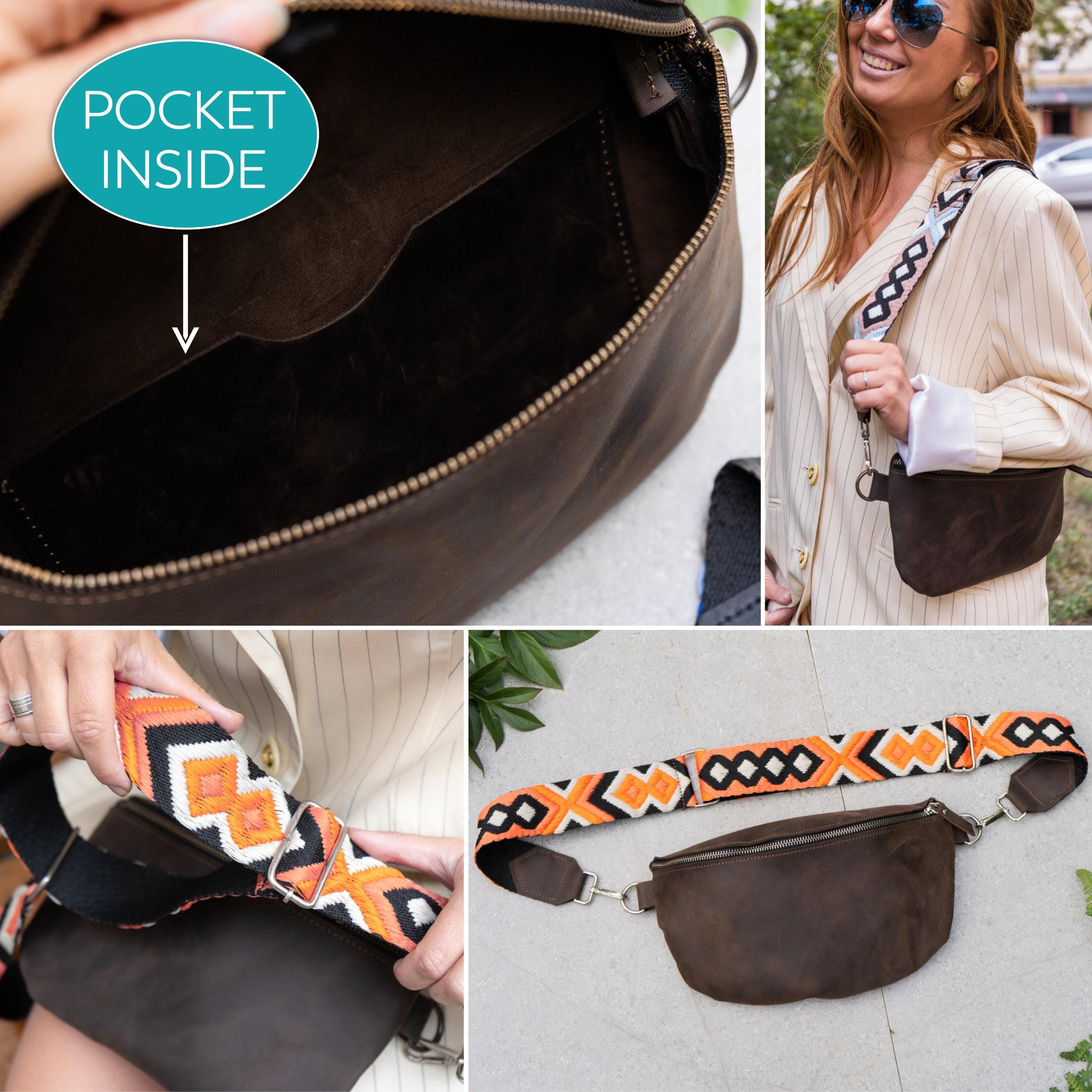 Hip Bag, Leather Belt Bag, Leather Hip Bag, Belt Bag Waist Bag Bum