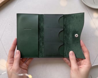 Leather wallet with pockets, Leather card wallet, Large leather wallet,Handmade leather wallet women,Long leather wallet,Personalized wallet