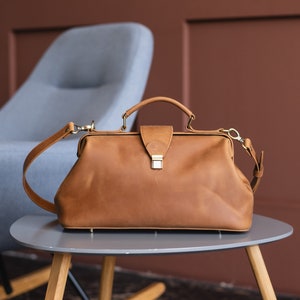 レザーバッグ　ビンテージ　大容量 50s SCHELL LEATHER WORK BAG - MATIN, VINTAGE OUTFITTERS