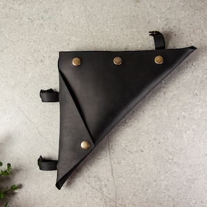 Leather bike bag,Leather bicycle bag,Leather bicycle frame bag,Bike frame bag,Bicycle tool bag,Bike accessory,Bike tool bag