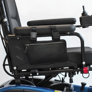 Wheelchair side bag, Wheelchair storage bag, Custom wheelchair accessories, Wheelchair travel bag, Wheelchair armrest pouch, Mobility bag