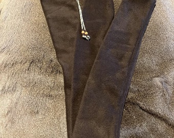72"x4" Dark Brown Soft Fleece Sock/Sleeve/Case Longbow Traditional Archery Hunting Gear