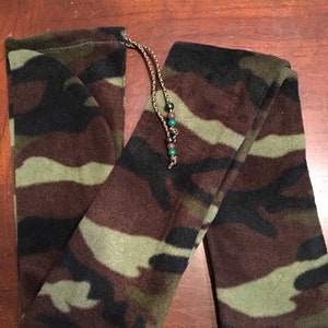 72&quot; Army Green Camo Fleece Sock/Sleeve/Case  Longbow Traditional Archery Hunting Gear