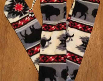80"X3.5" Buffalo Fleece Sock/Sleeve/Case Longbow Traditional Archery Hunting Gear